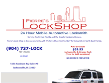 Tablet Screenshot of pierreslockshop.com